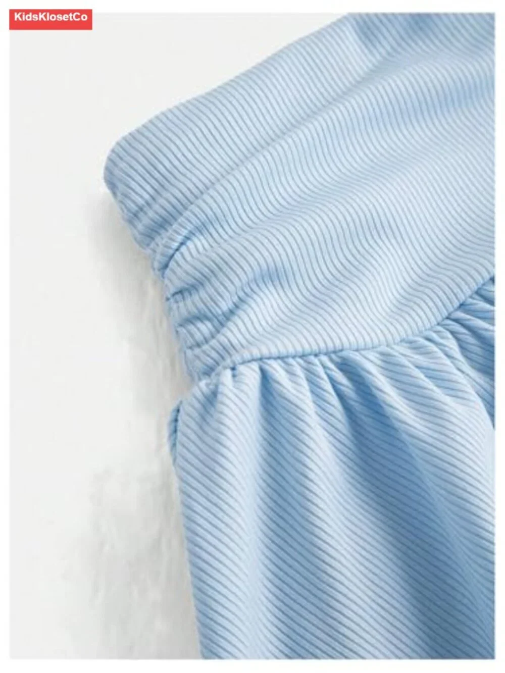 Girls 2-Piece Ribbed Knit Skirt Set with Ruffle Tee and Skort